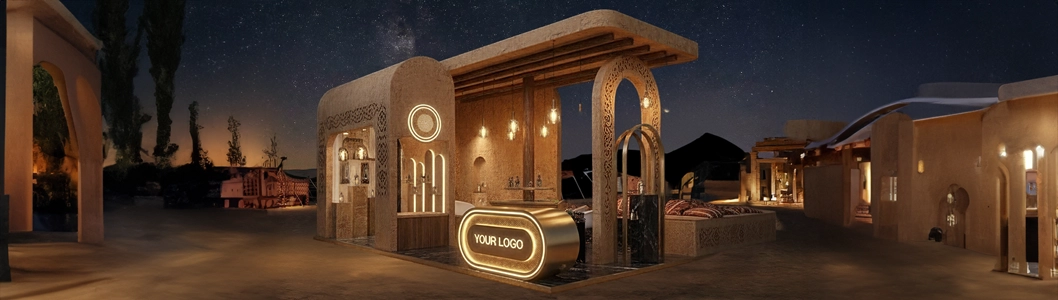 باقة تعلم تصميم بوثات المعارض والفعاليات